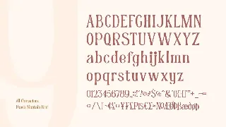 Peach Montain font