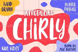 CHIRLY HANDWRITTEN FONT