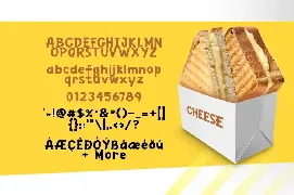 Cheese Toast font