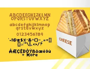 Cheese Toast font