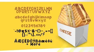 Cheese Toast font