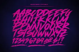 Horsemen - Horror Retrowave Font