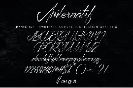 Amternatif font