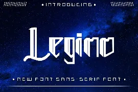 Legino font