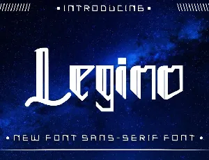 Legino font