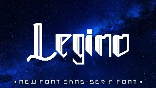 Legino font