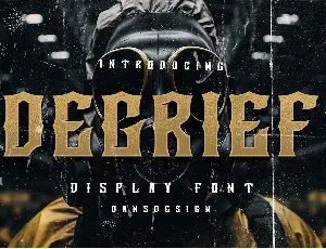 DEGRIEF Vintage Display Font