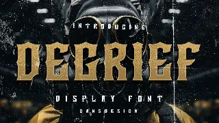 DEGRIEF Vintage Display Font