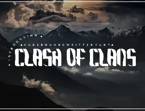 Clash of clans font