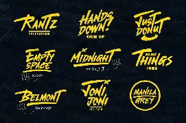 The Midnight - Font + Illustrations