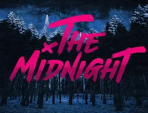 The Midnight - Font + Illustrations