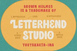 Brown Holmes font