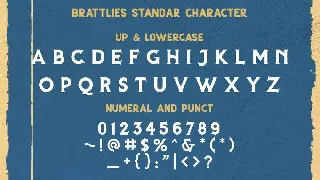 Brattlies font