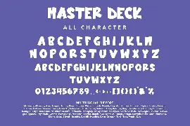 MasterDeck - Playful Display Font