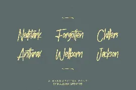 Batllers Handwritten Font