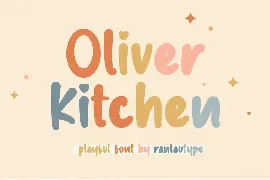 Oliver Kitchen  A Playfull Font