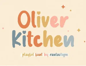 Oliver Kitchen  A Playfull Font