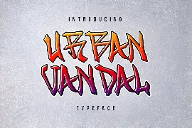 Urban Vandal Graffiti Font