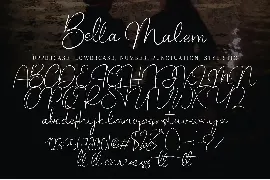 Bella Malem font