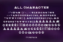 Monage - A Modern Futuristic Font