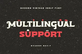 Dragon Serif - Modern Vintage Serif Font