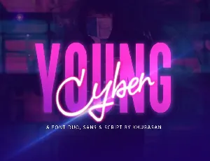 Young Cyber Font Duo