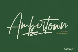 Ambyttion - Swash Handwritten Font