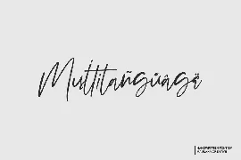 Ambyttion - Swash Handwritten Font