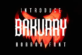 Bakurry Font