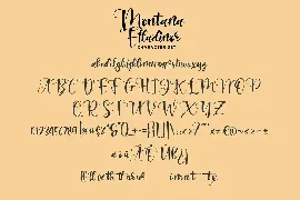 Montana Elladinor | Unique Handlettering Script font