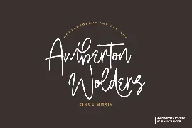 Oterdin - Handwritten Font