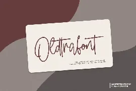 Oterdin - Handwritten Font