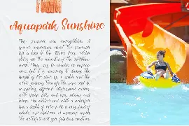 Summer Beach Handwritting Font