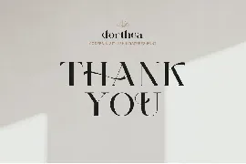 Dorthea font