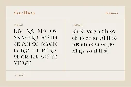 Dorthea font