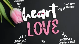 Heart Love - Crafty Lovely Font Duo