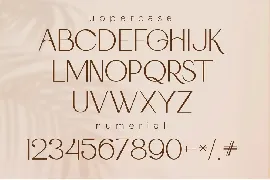 Glorya Modern Stylish Sans Serif font