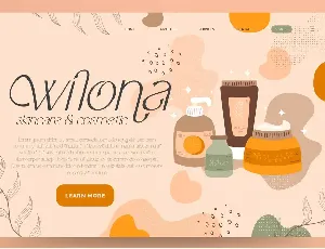 Glorya Modern Stylish Sans Serif font