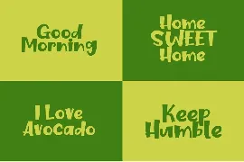 Fresh Avocado font