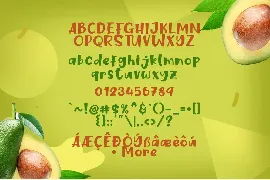 Fresh Avocado font