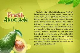 Fresh Avocado font