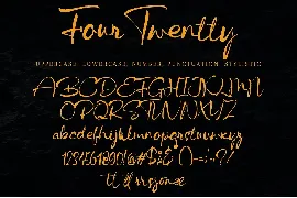 Four Twentty font