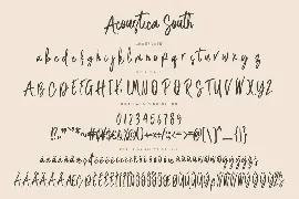 Acoustica South font