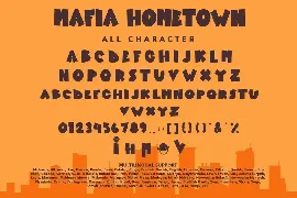 Mafia Hometown font