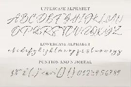 Raster Signature Font