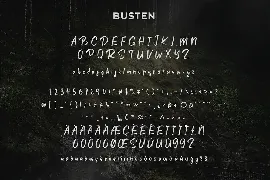 Busten - Handwritten Brush Font