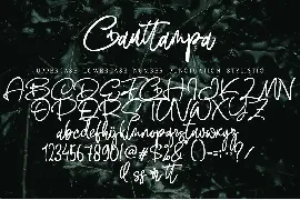 Gauttampa font