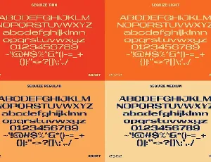 Sequize - Family Modern Extended Fonts