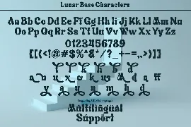 Lunar - Y2K Groovy Retro font