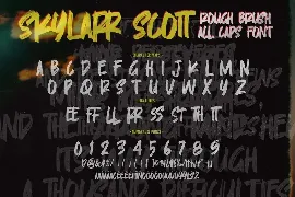 Skylarr Scott - Handwritten Brush font